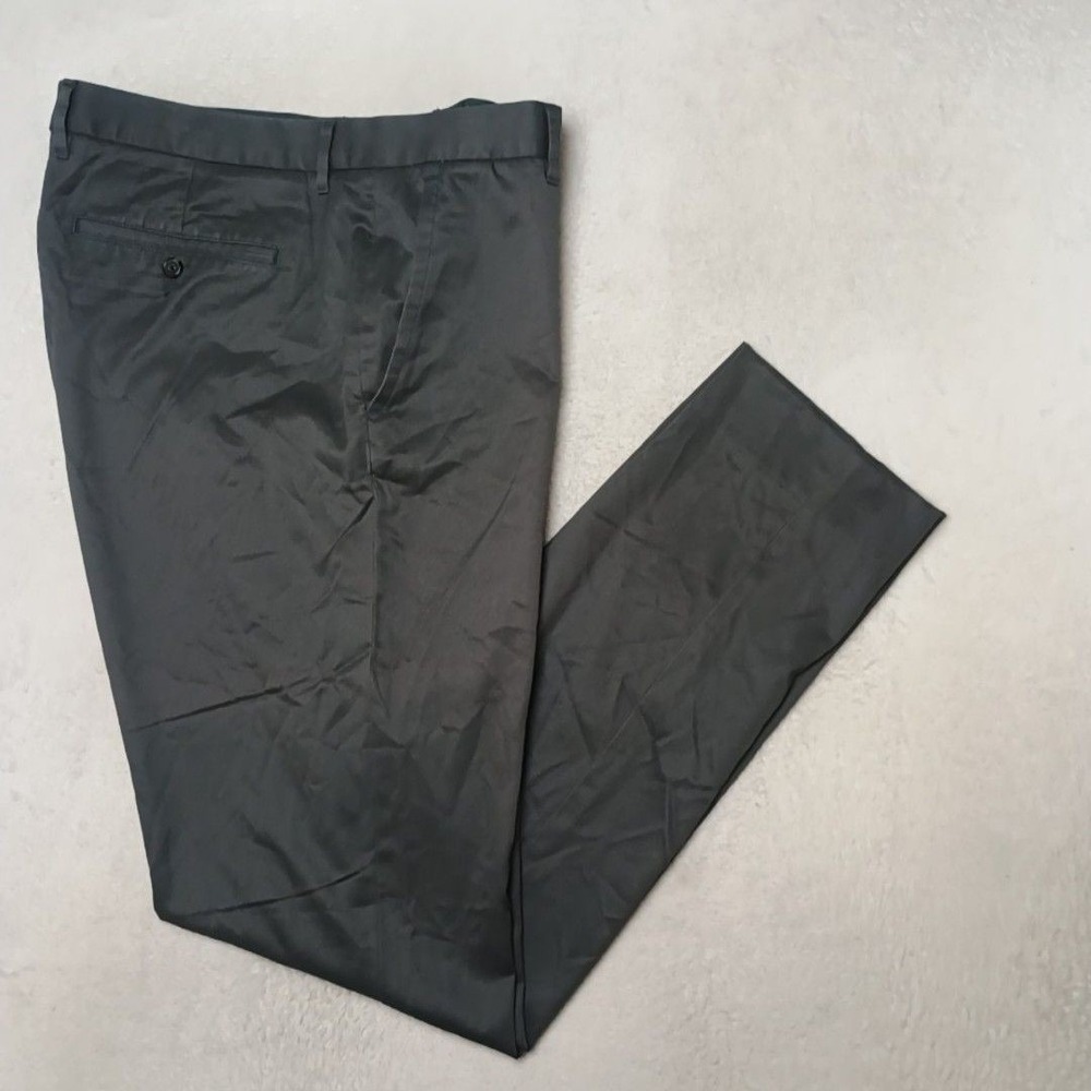 Bonobos Pants Men 36x34 Gray Chino Athletic Friday Stretch Workday Warrior Work